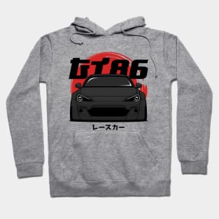 Black GT 86 Front Hoodie